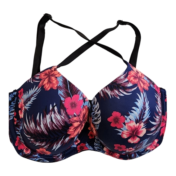 Victoria's Secret Pink Wear Everywhere Lightly Lined Double Wear Size 32DD - Picture 2 of 13